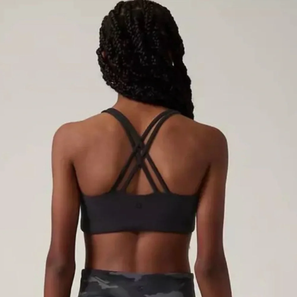 NWT Athleta Girl Bundle of two Upbeat Black Bras Size L/12